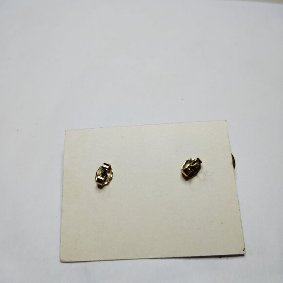 Avon 1988 Victorian Spring Earrings Gold Tone Pink Cabochon Faux Pearl Vintage - Picture 3 of 8